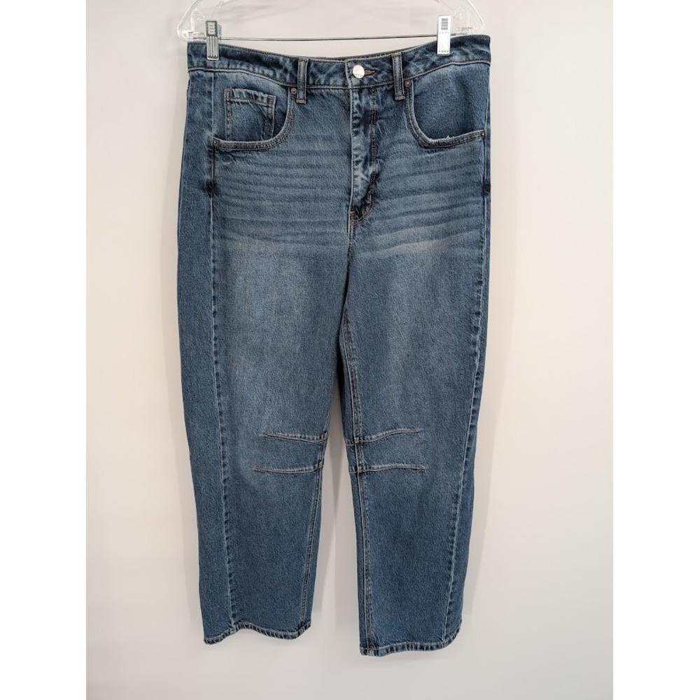 BKE Billie High Rise Barrel Leg Jeans‎ NWT Light Wash Women's Size 31